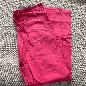 Love Tree Vintage Linen Pants Size: S